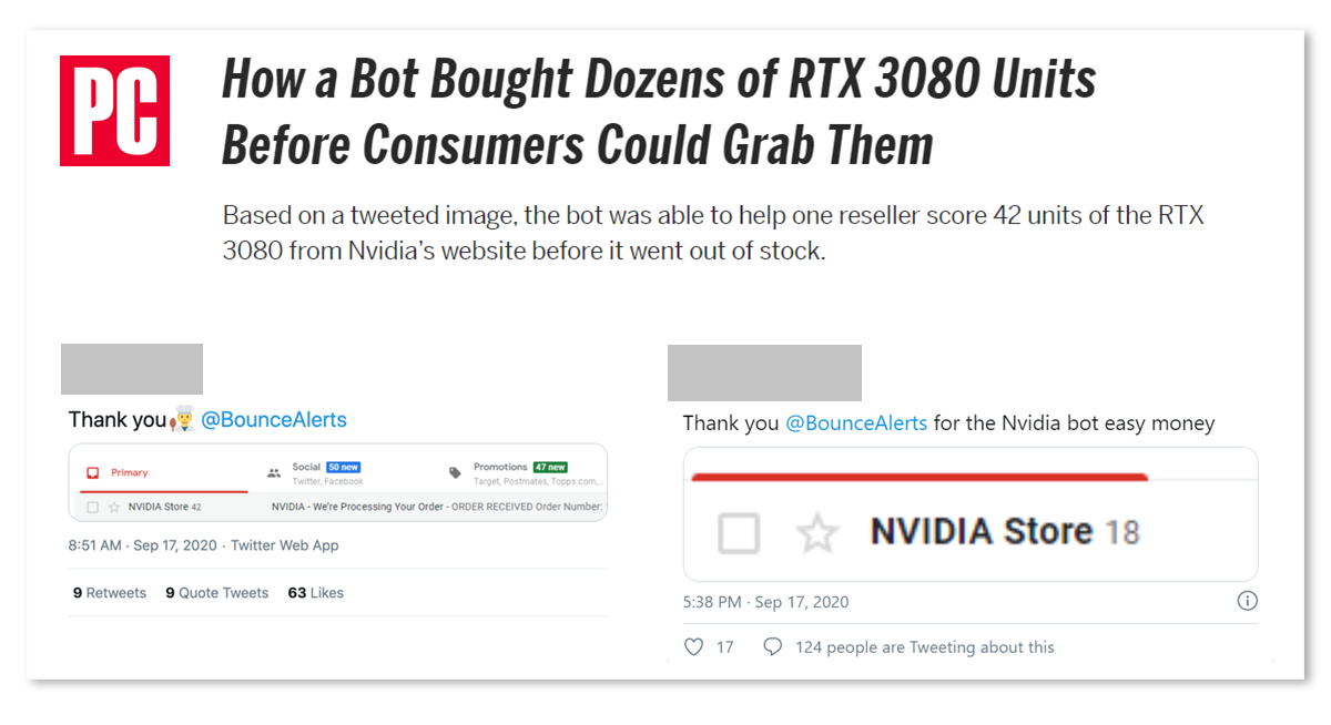 Graphics cards Nvidia bots