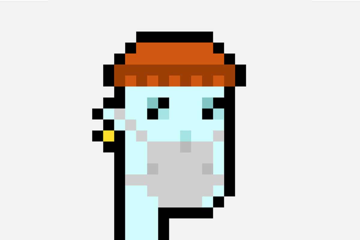 Pixelated Man CryptoPunk 7523 NFT