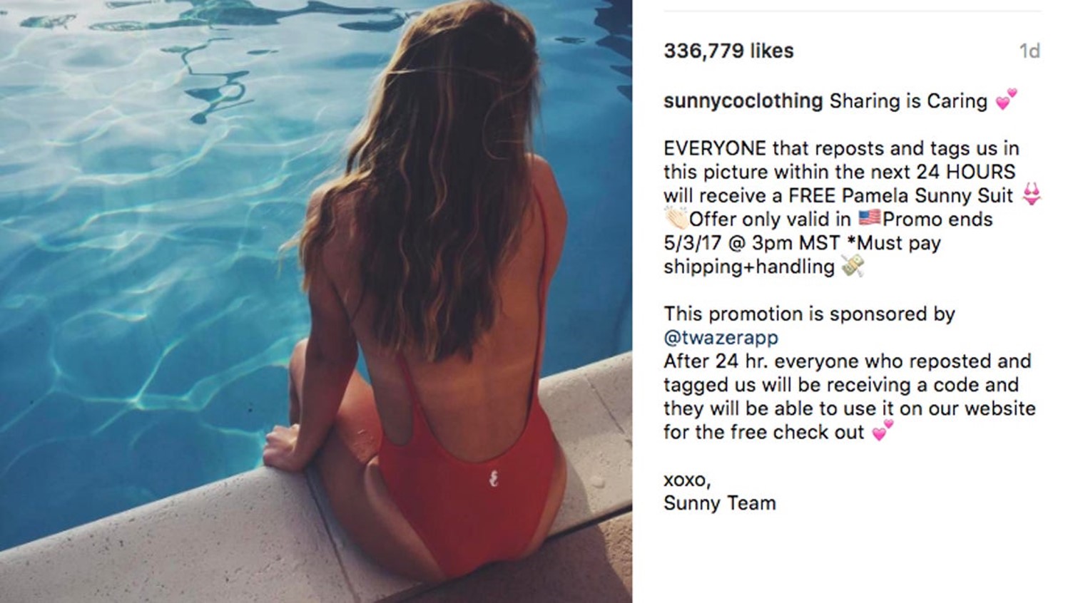 Sunny Co Clothing swimwear giveaway 